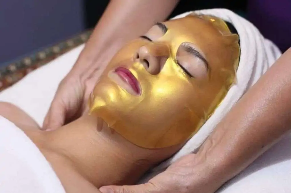 ประโยชน์ของการนวดหน้ากดจุดทำทรีทเม้นท์และมาสก์ทองคำ Facial Massage Treatment and Golden Mask Best Massage in Surat Thani