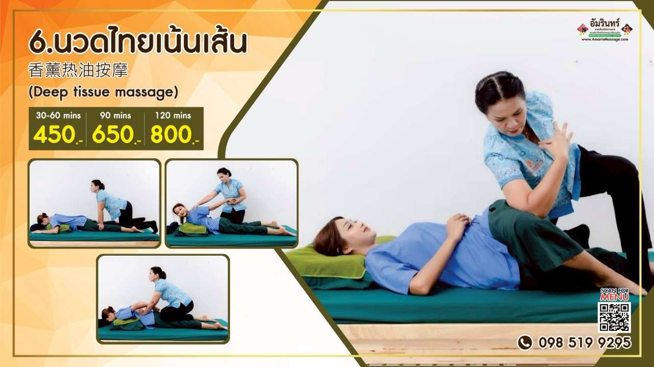 นวดเนื้อเยื่อชั้นลึก Deep Tissue Massage